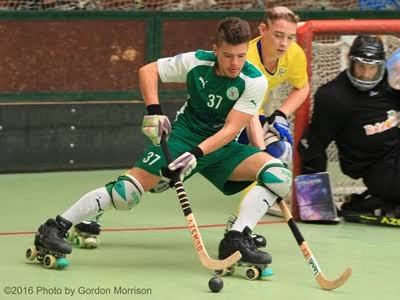 Roller sports action